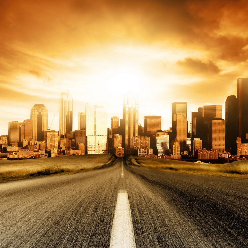 Дорога в город