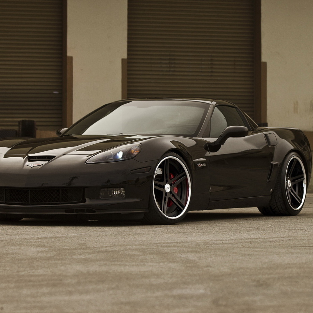 Chevrolet-Corvette Black
