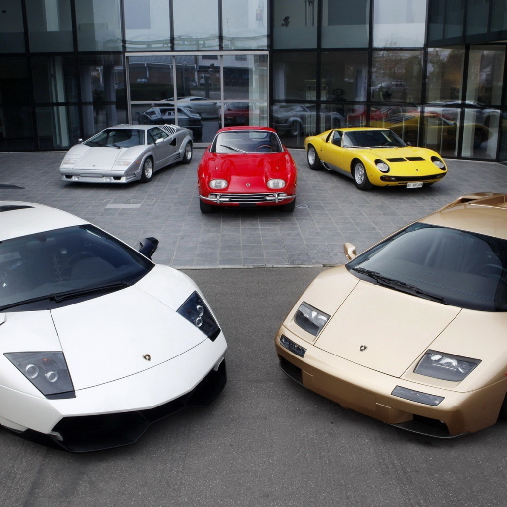 Different Lamborghinis