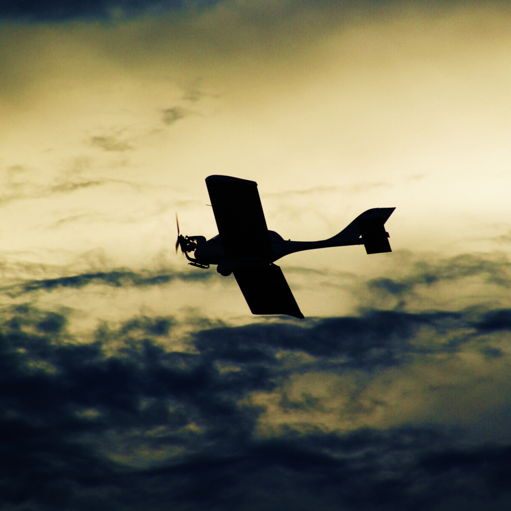 Самолет в небе