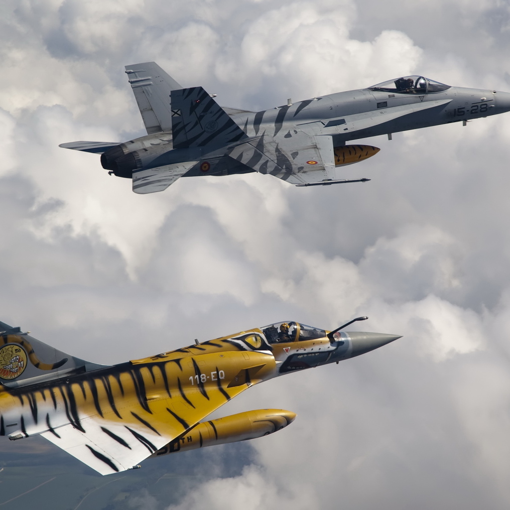 McDonnell Douglas FA-18 и Mirage 2000