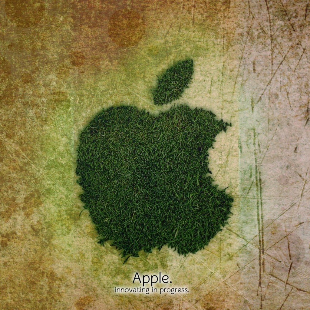 Apple, трава