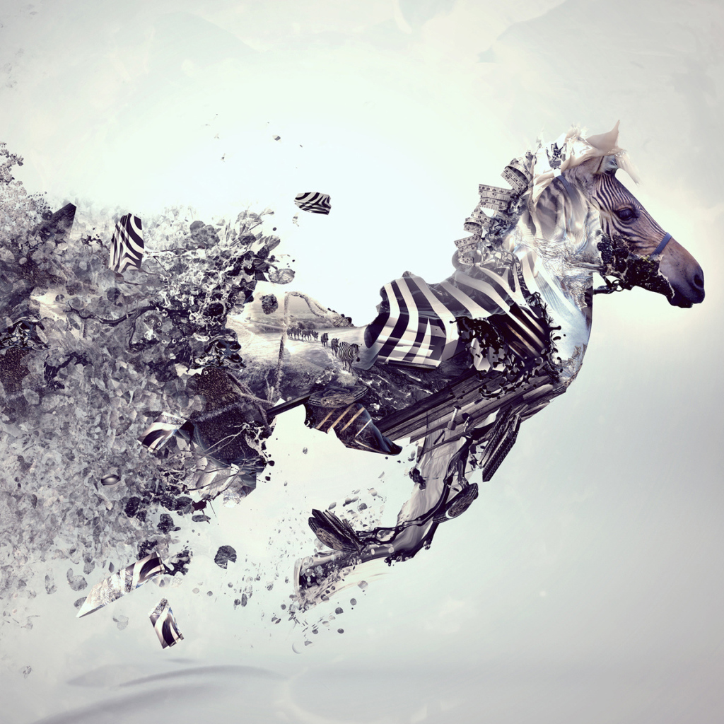 Креативная зебра