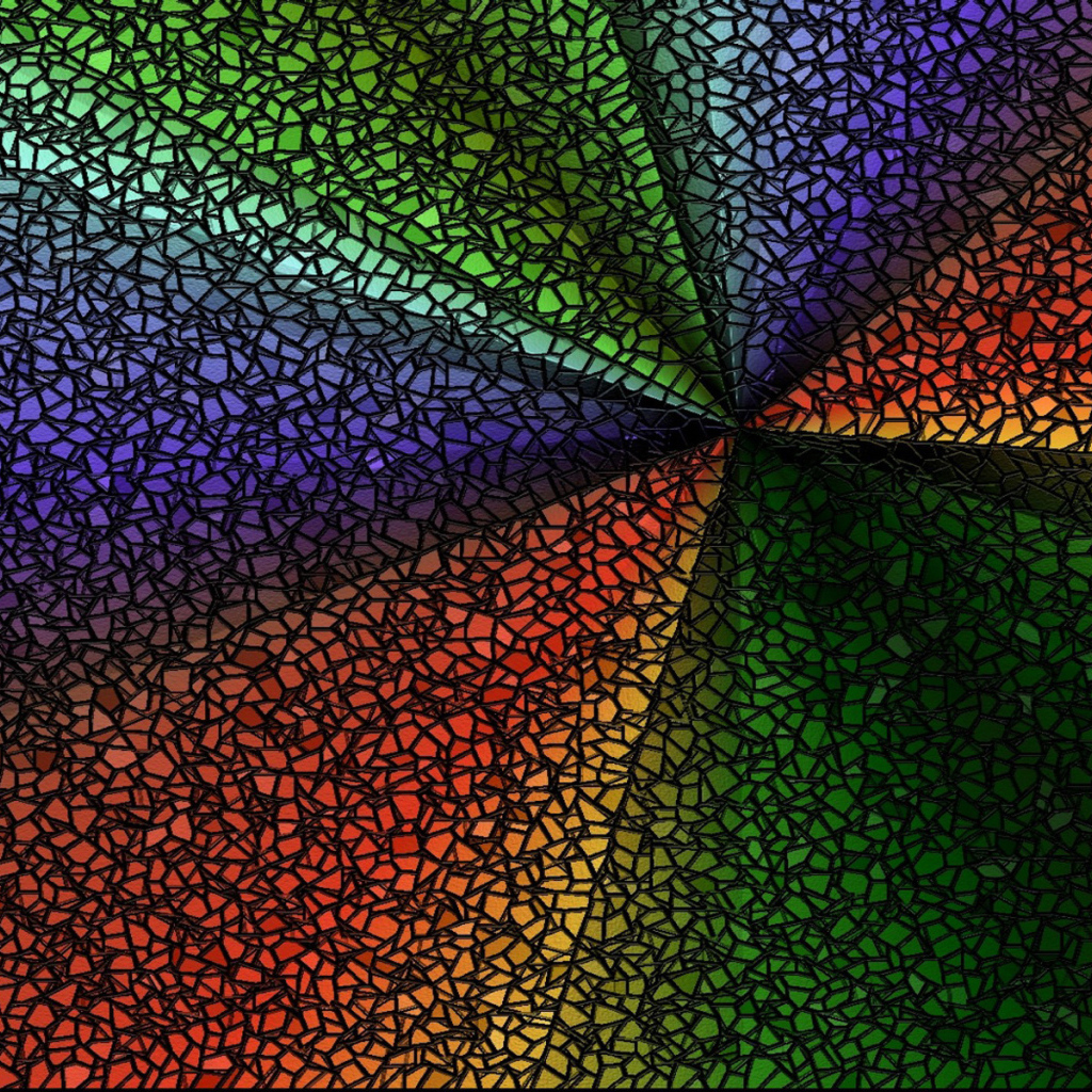 Радужная мозаика