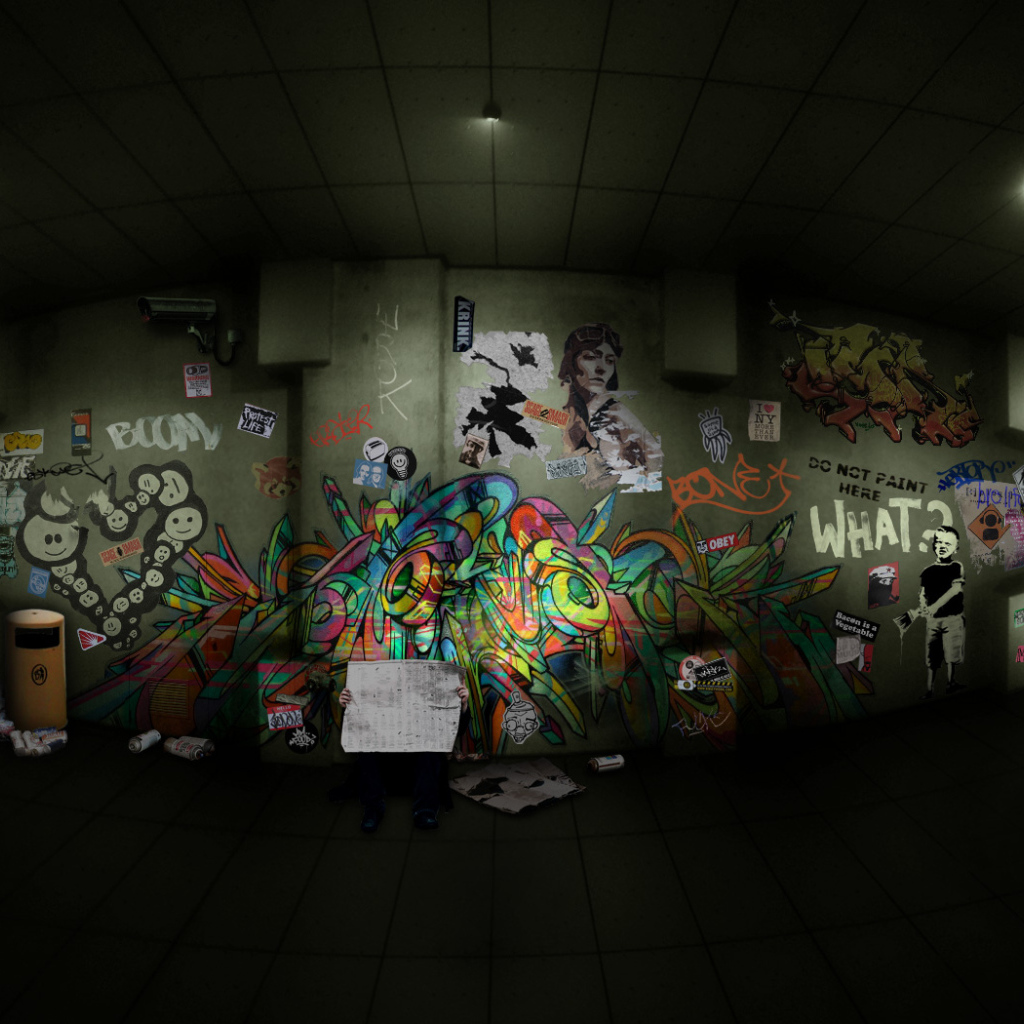 Граффити на рабочем столе