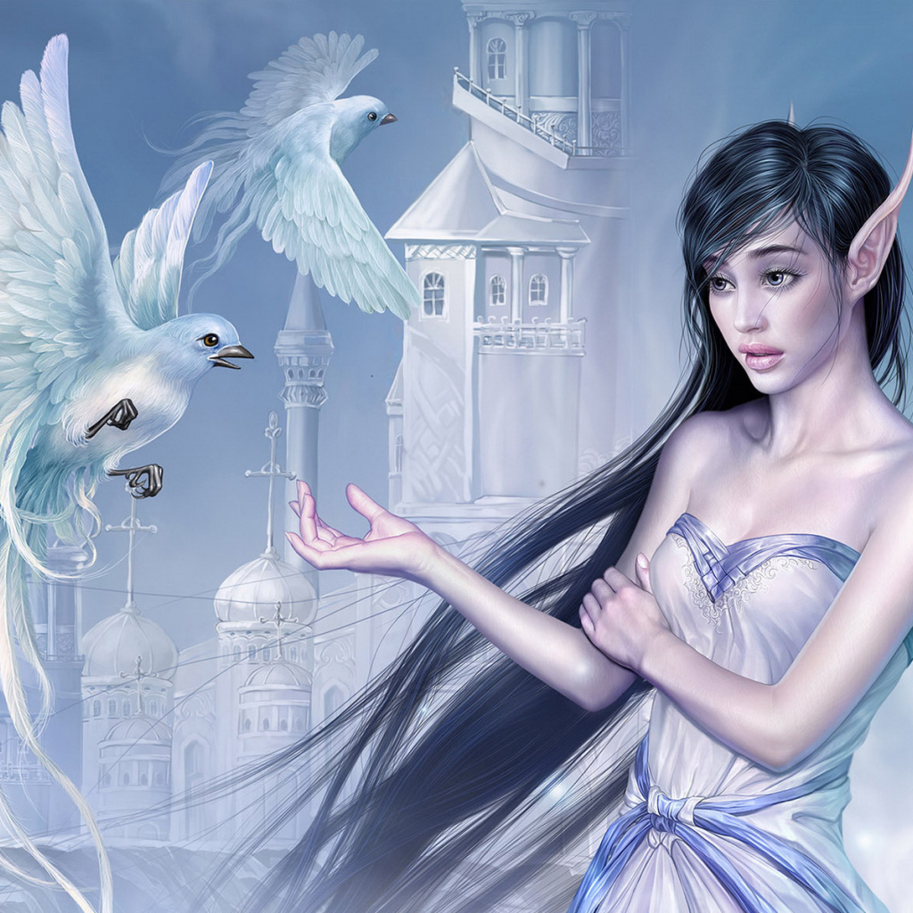 Эльфийская девушка