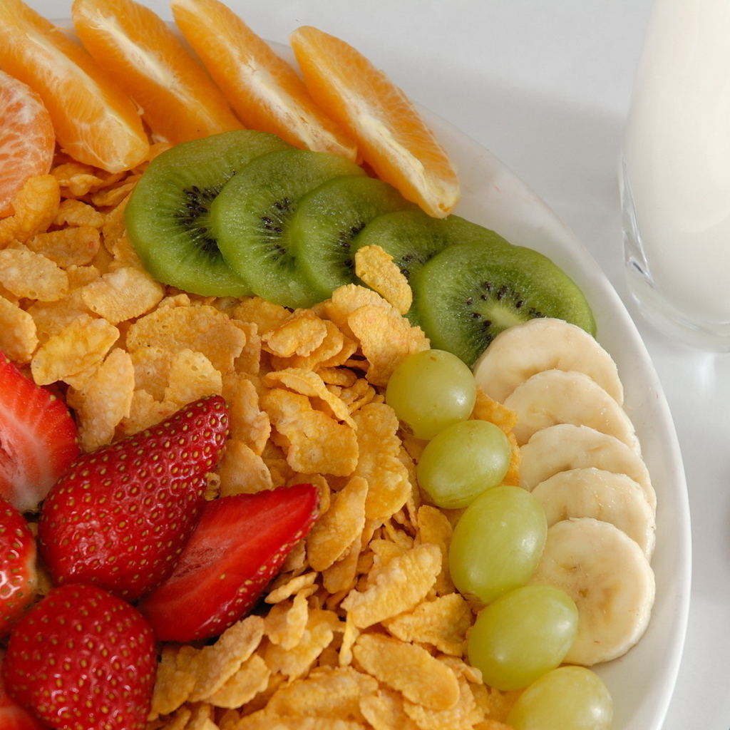 Хлопья с фруктами