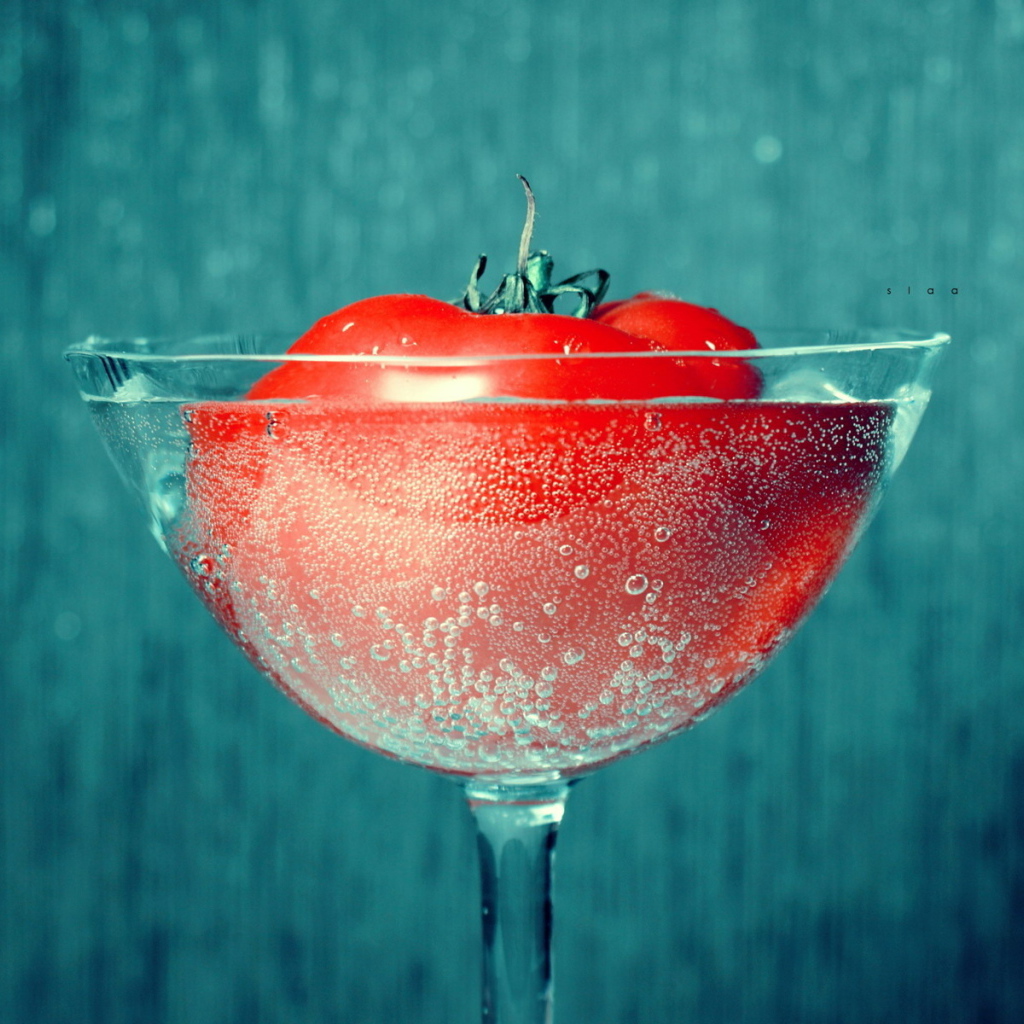 Tomatoes in a glass