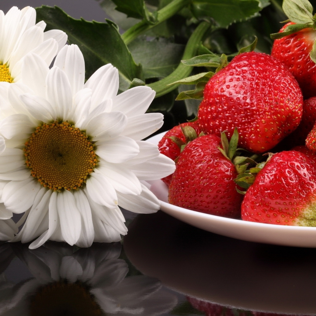 Виктория и цветы