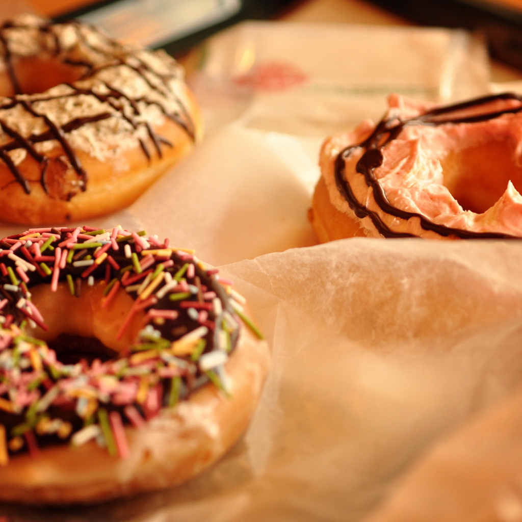 Разные пончики