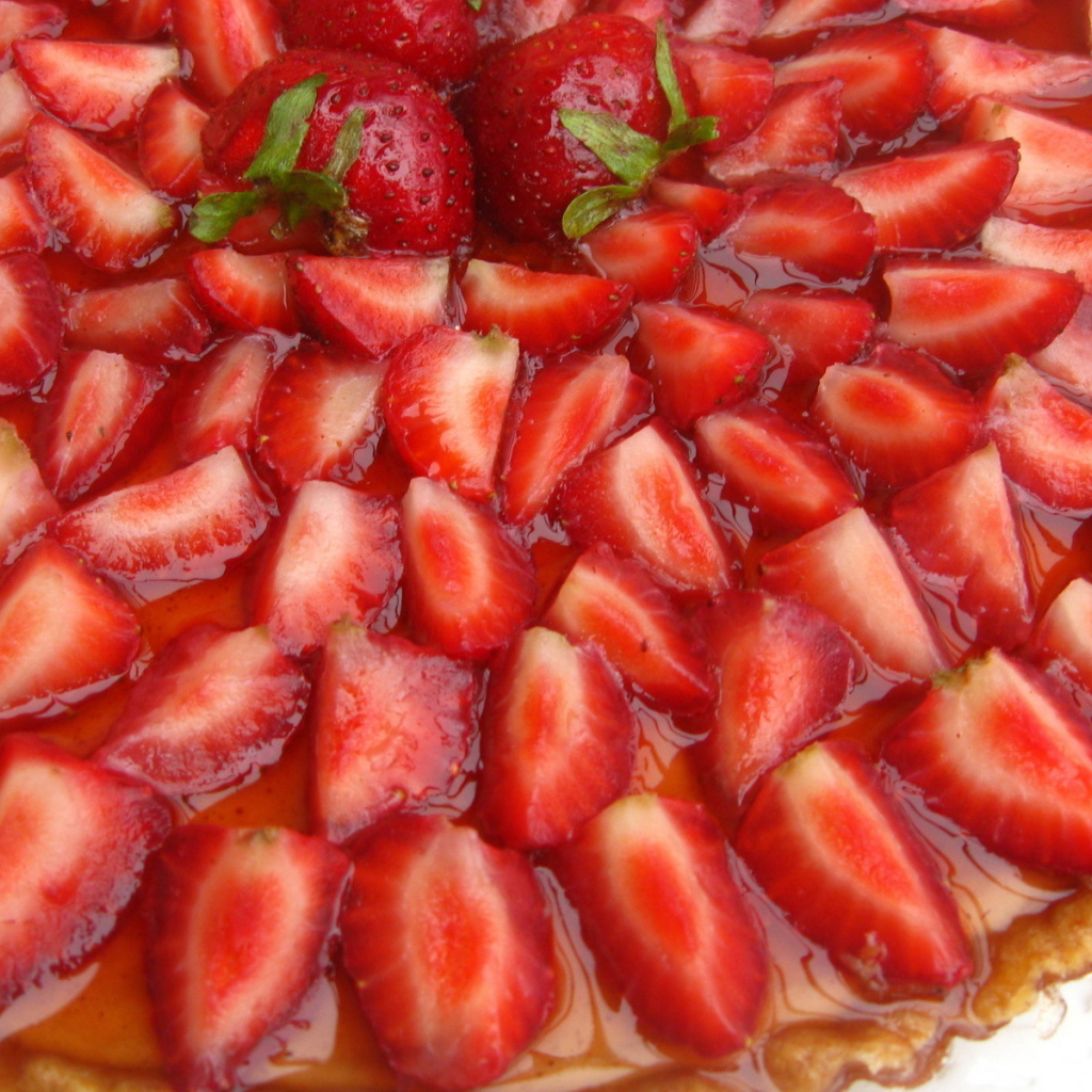 Клубничный пирог