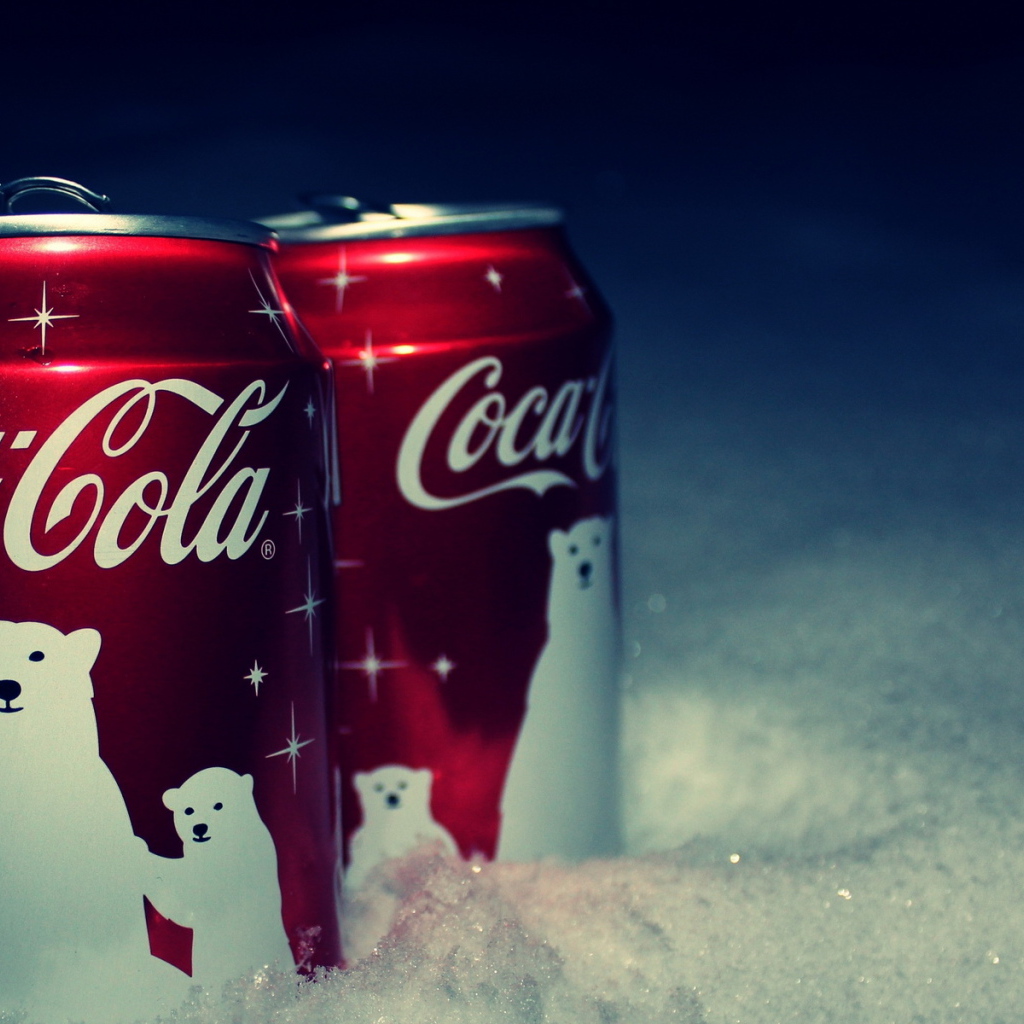 Кока-Кола на снегу