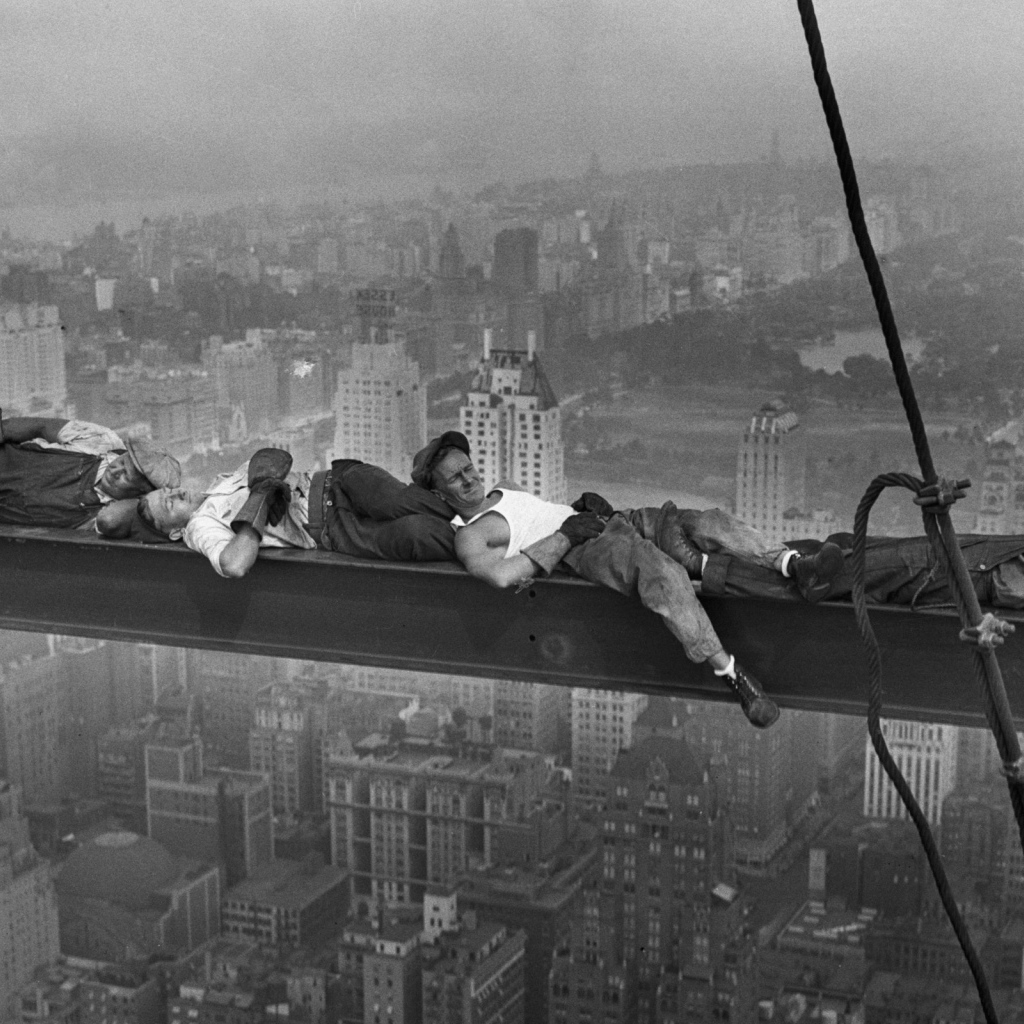 Так отдыхают монтажники