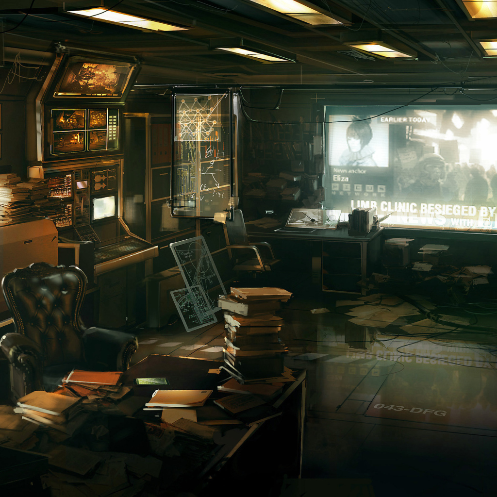 Deus ex 3, офис