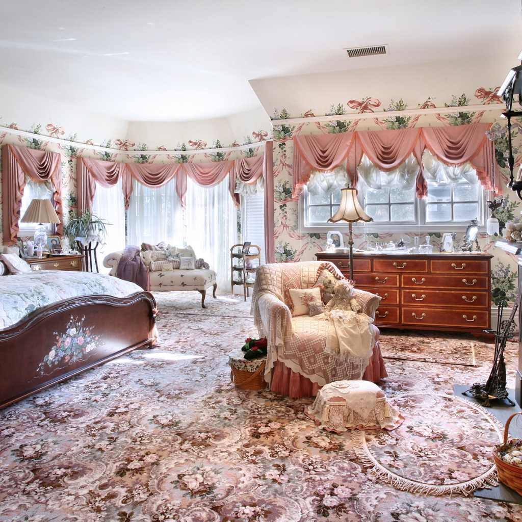 Спальная с камином