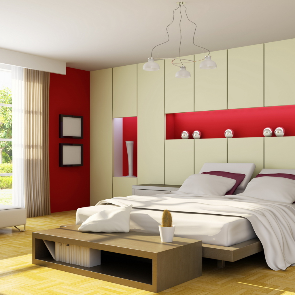 Интерьер спальной комнаты