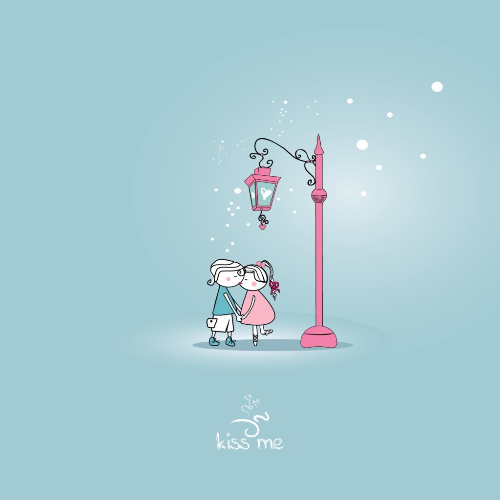 Поцелуй под фонарем