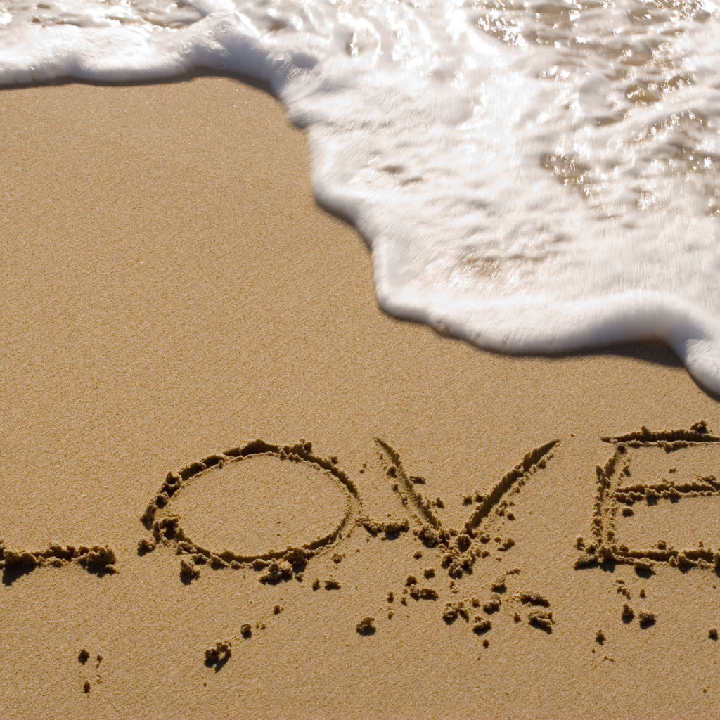 Love on sand