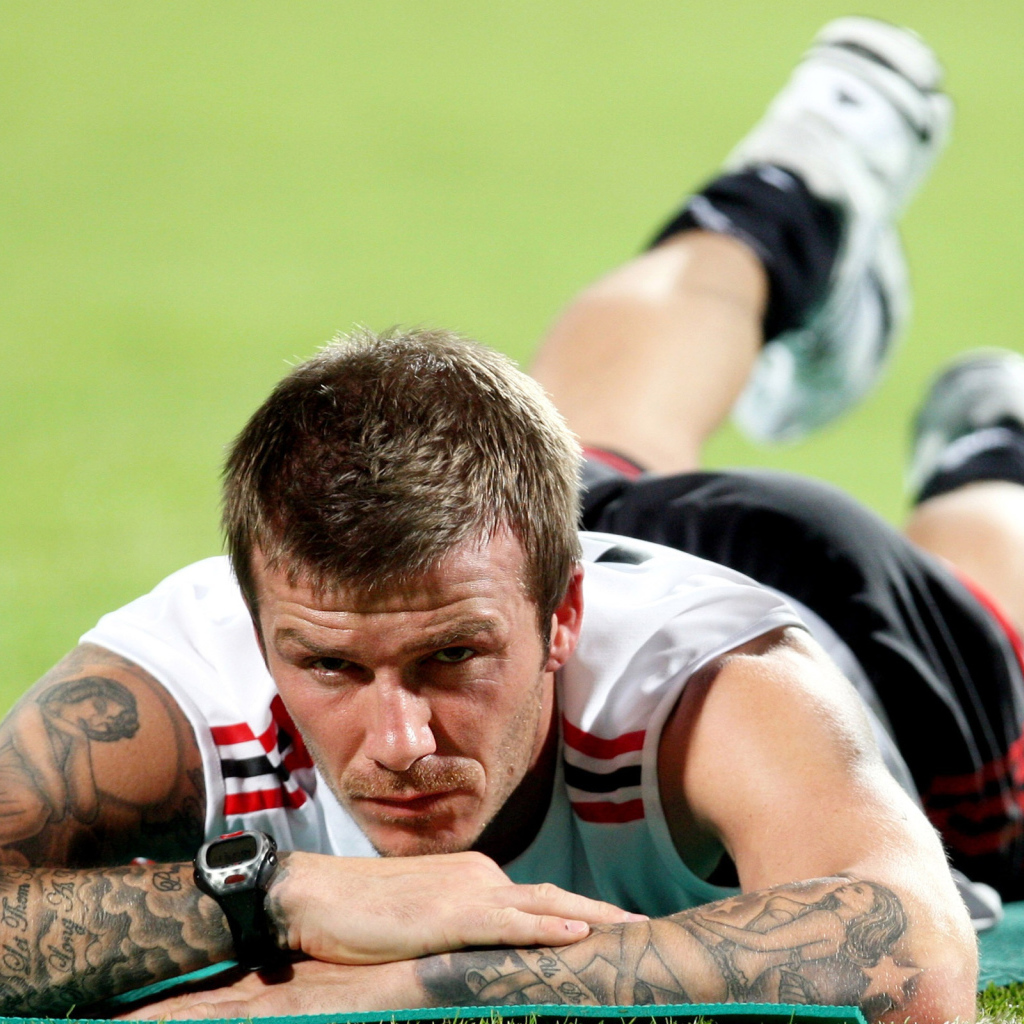 футболист Дэвид Бекхэм