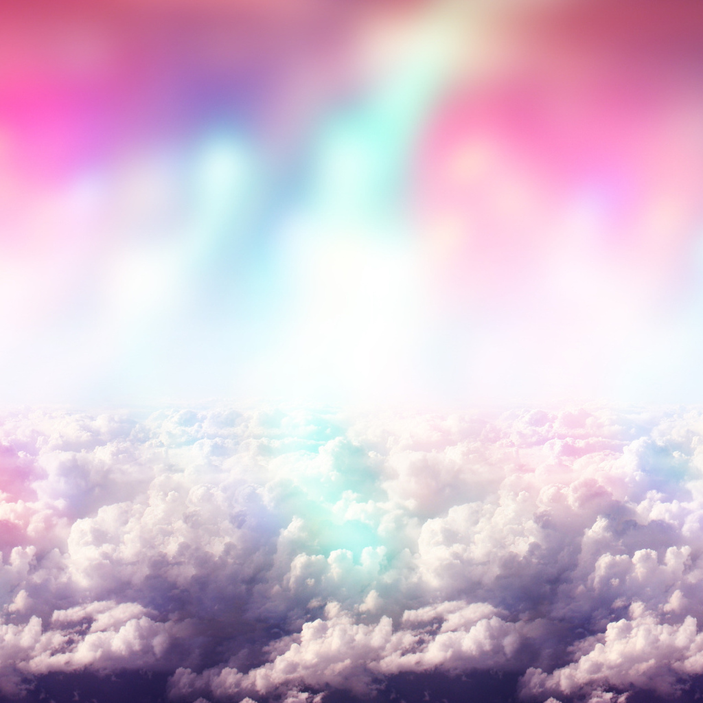 Сияние в облаках