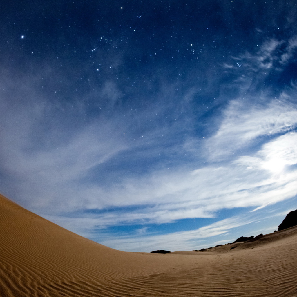 Пустыня ночью
