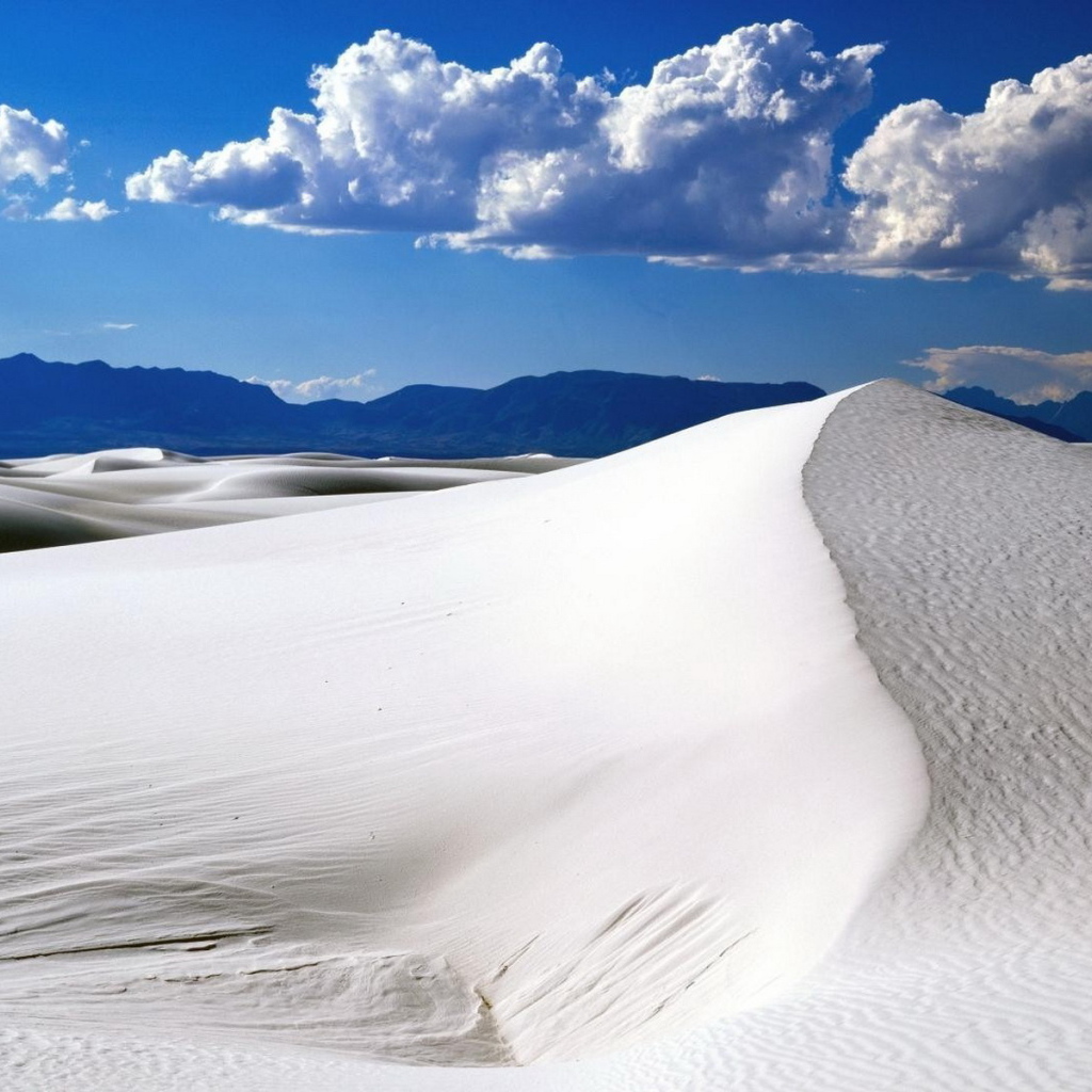 Белые пески пустыни