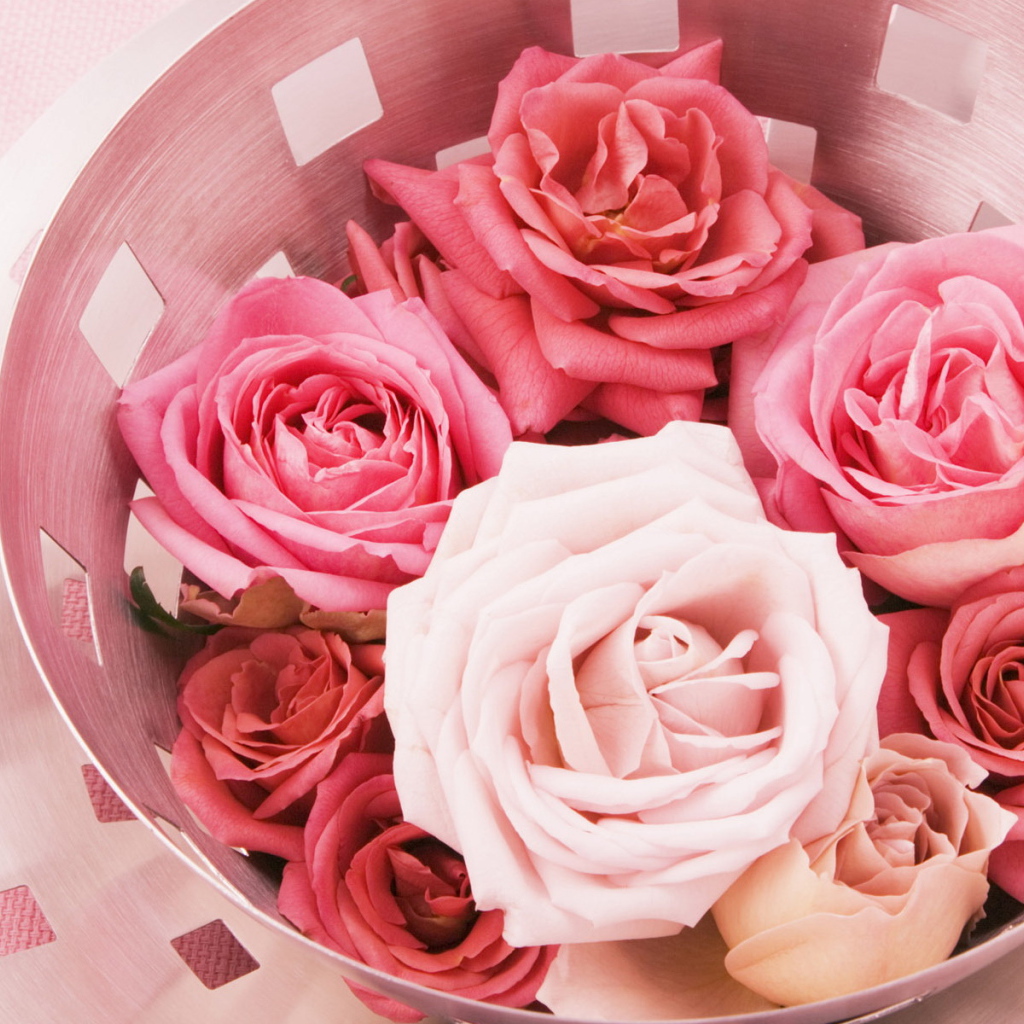 Бутоны роз в вазе