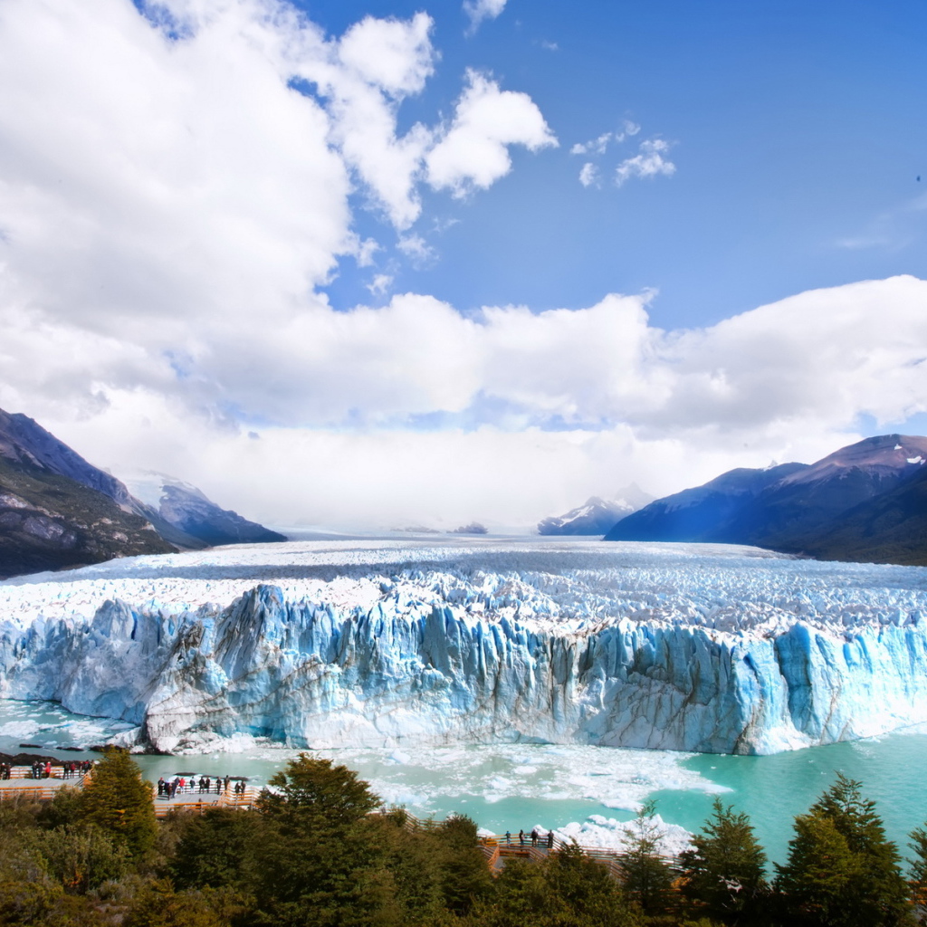 Горы и ледник