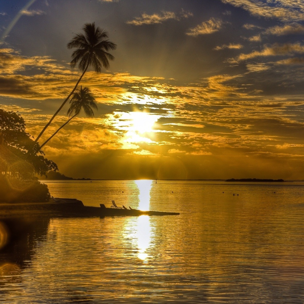 Бунгало на закате