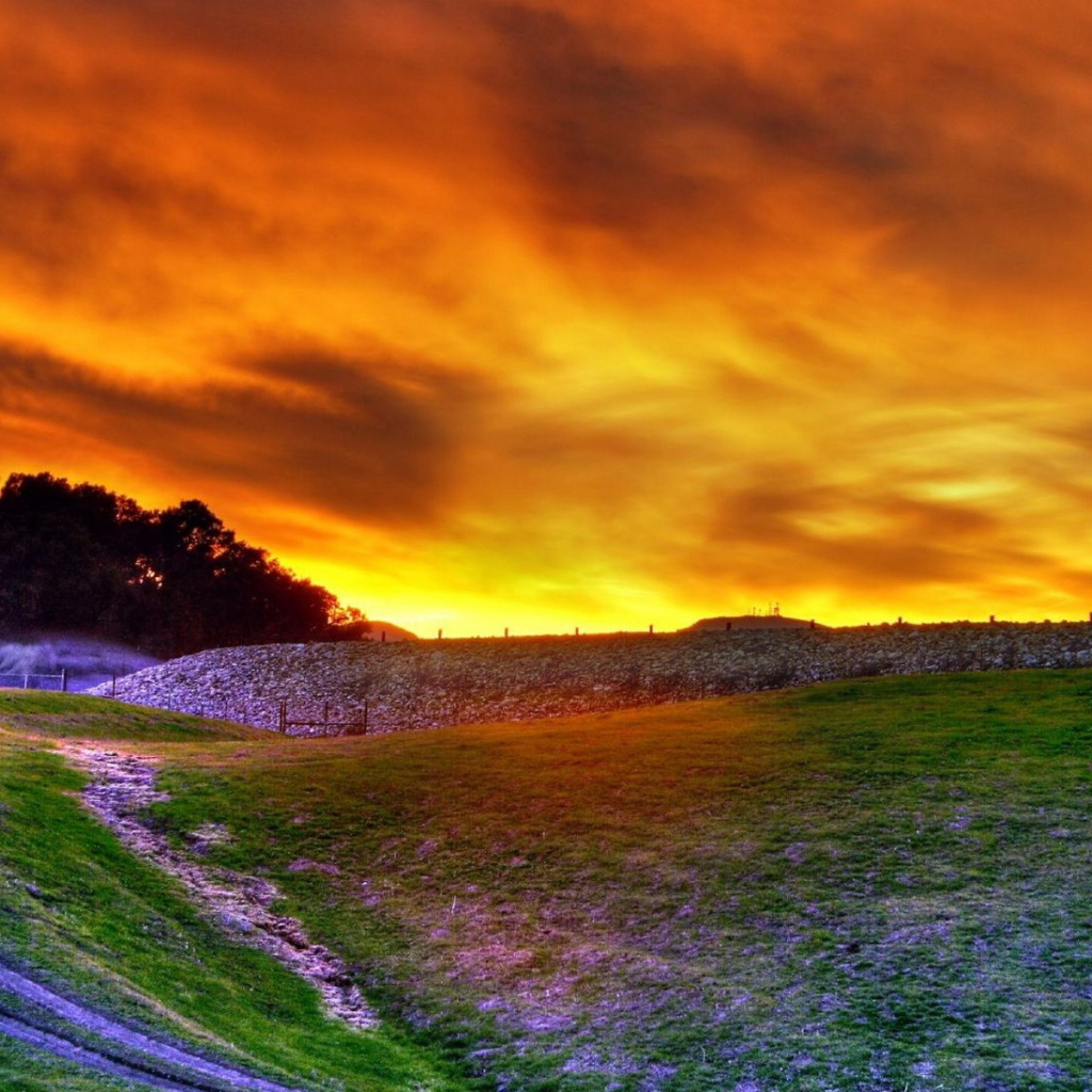 Багровое небо