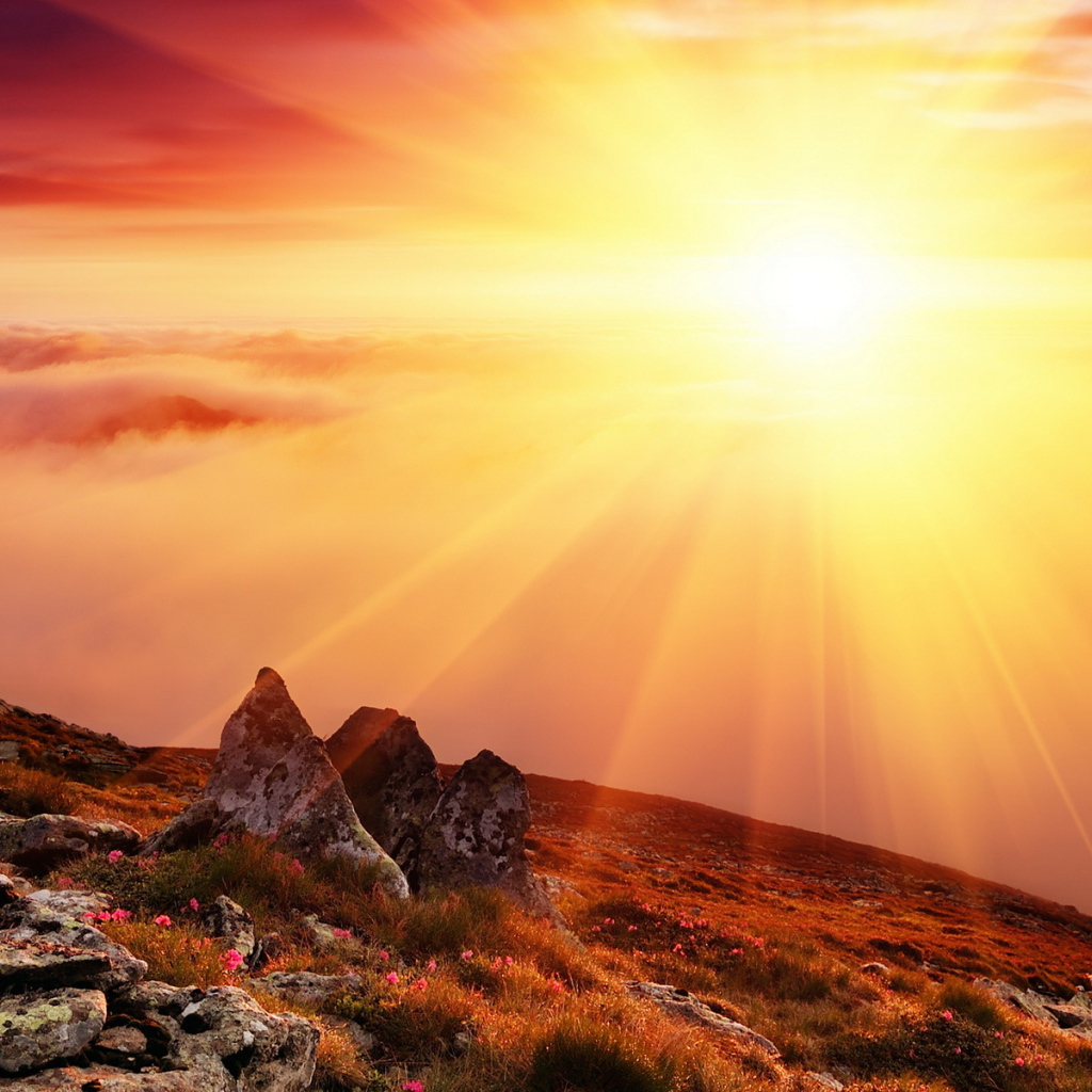 Закат в горах