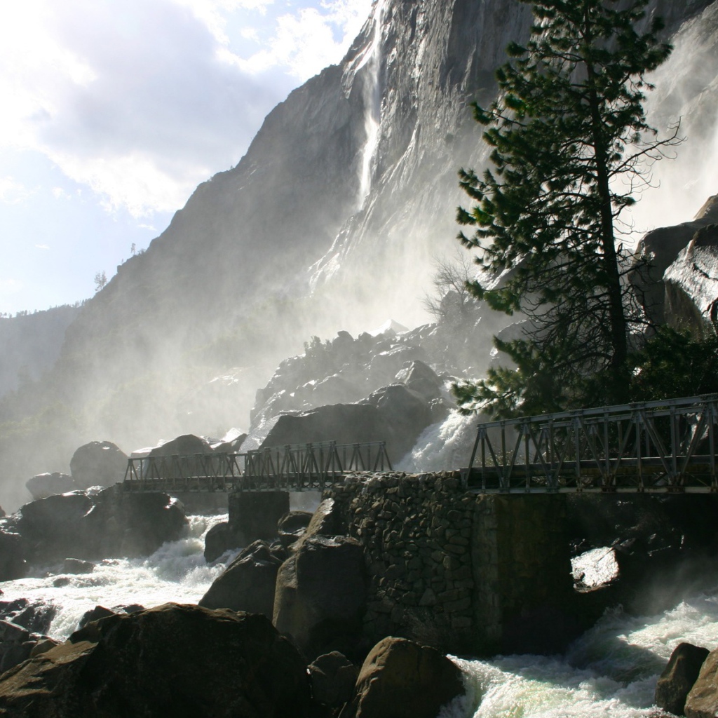 водопад   Wapama