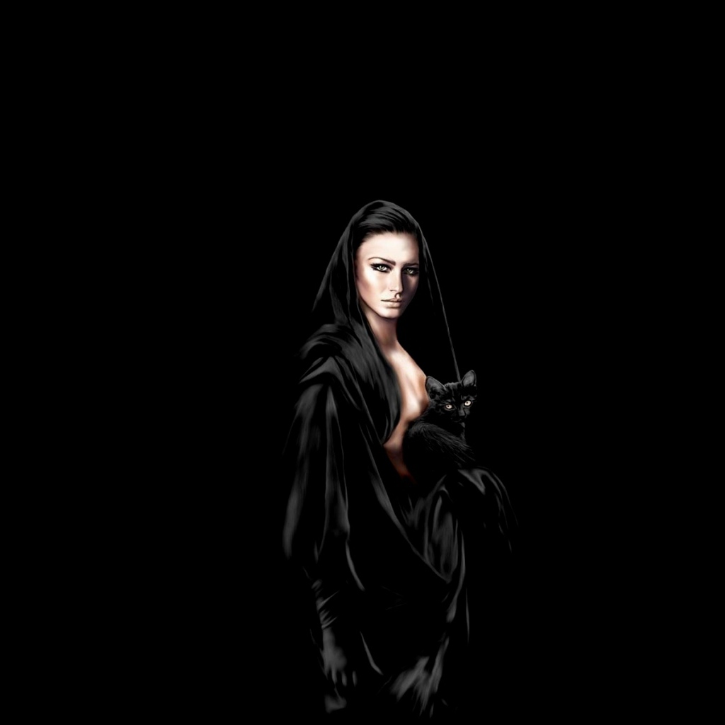 Черная кошка