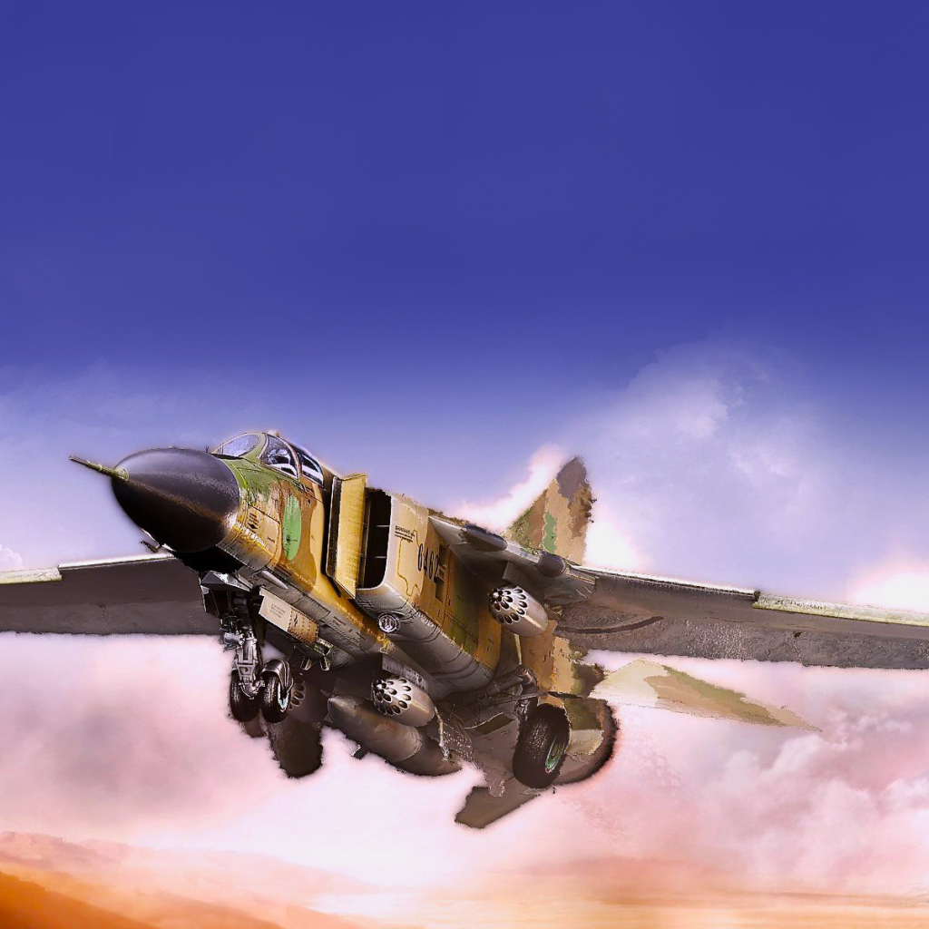 Истребитель в небе