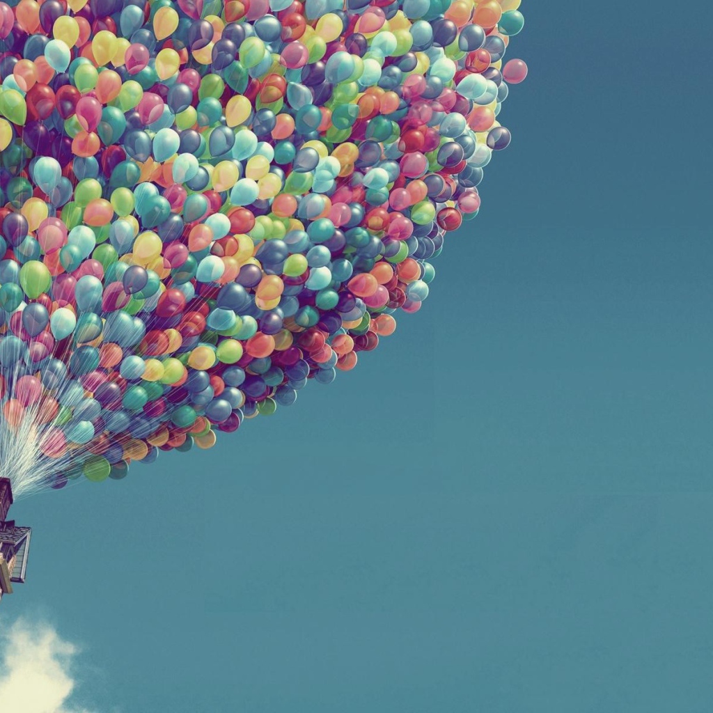 Дом на воздушных шариках