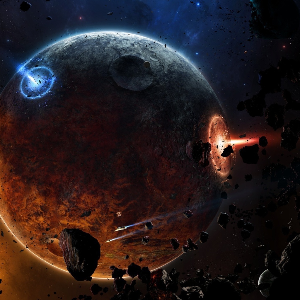 Asteroids and planets