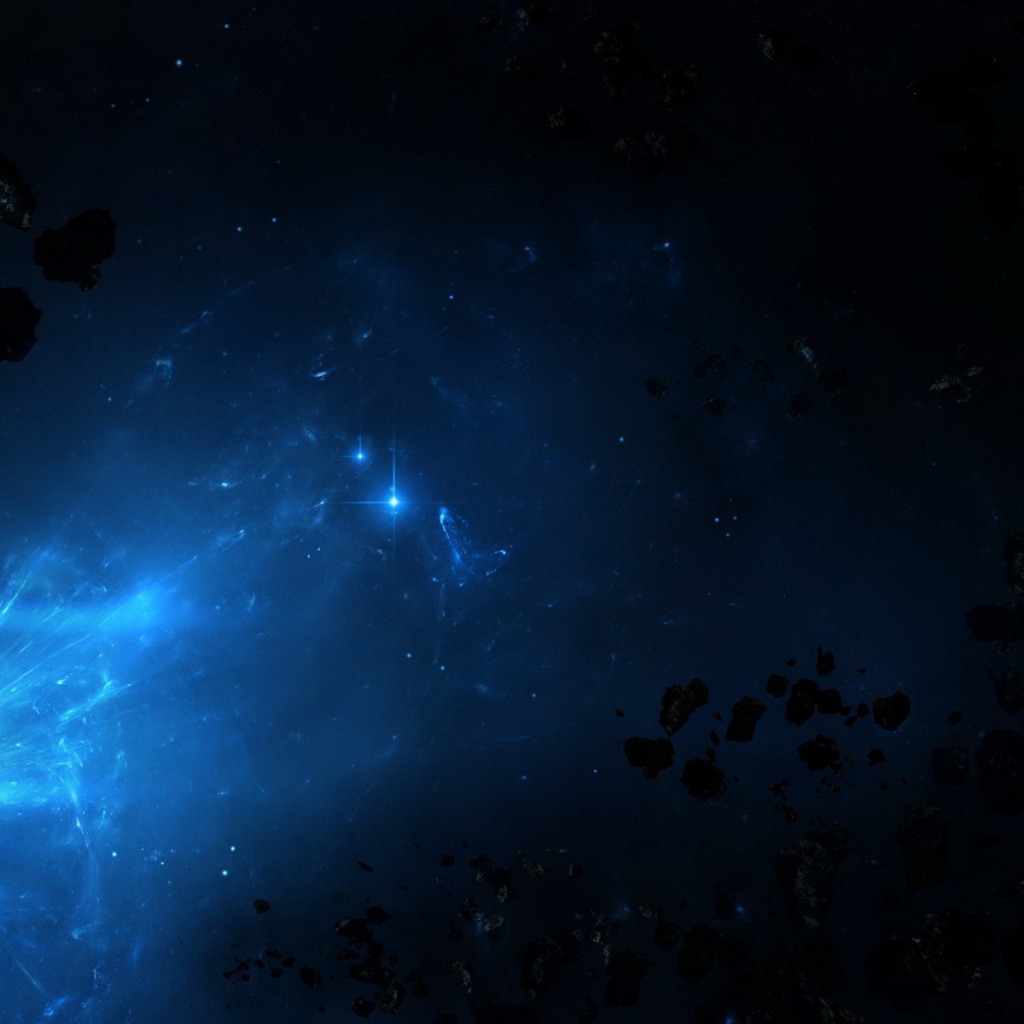 Астероиды в космосе