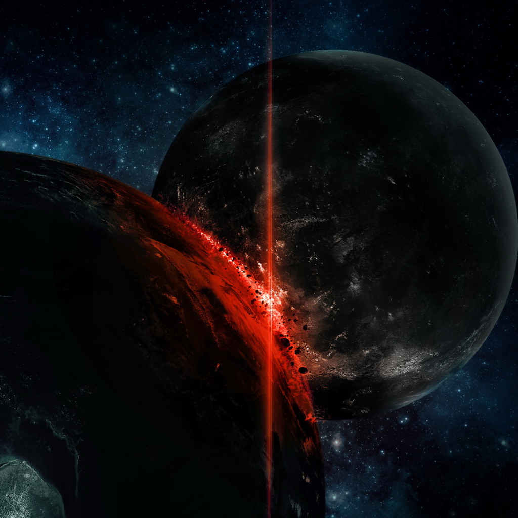 Столкновение планет гигантов