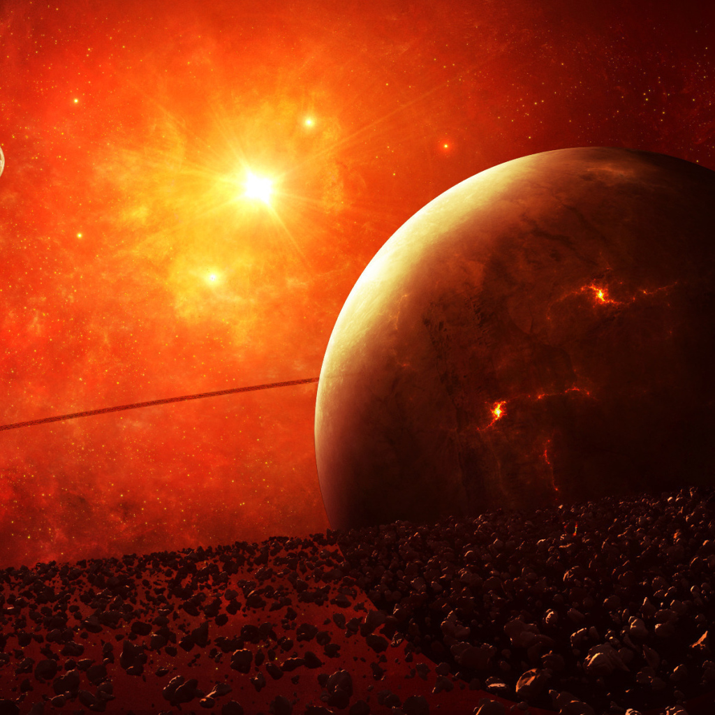 Раскаленная планета