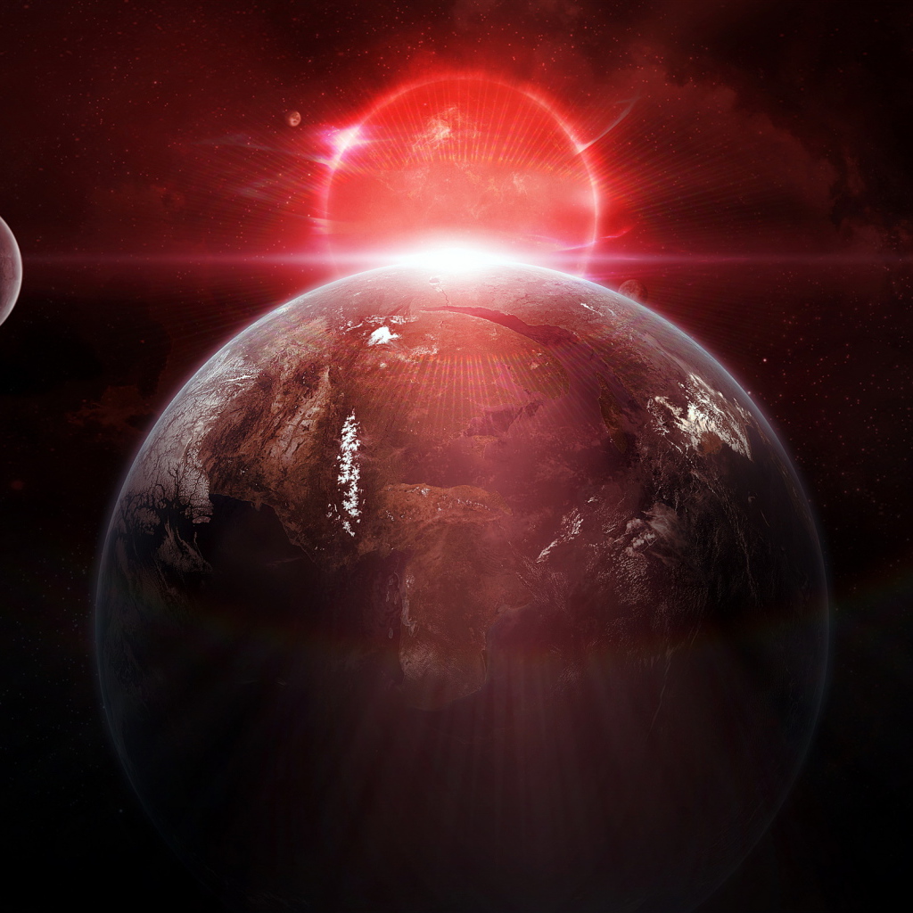 Освещенная планета