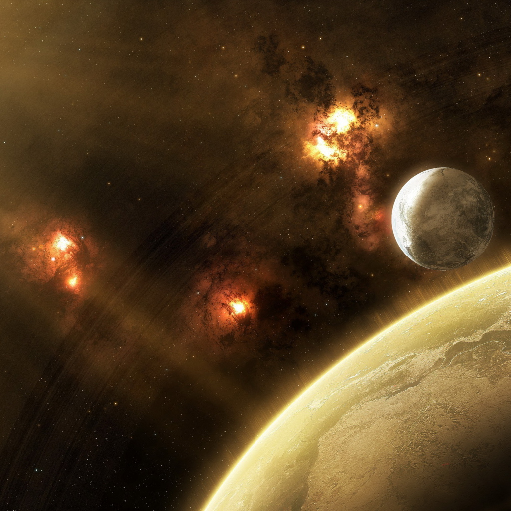 Планета и ее спутник