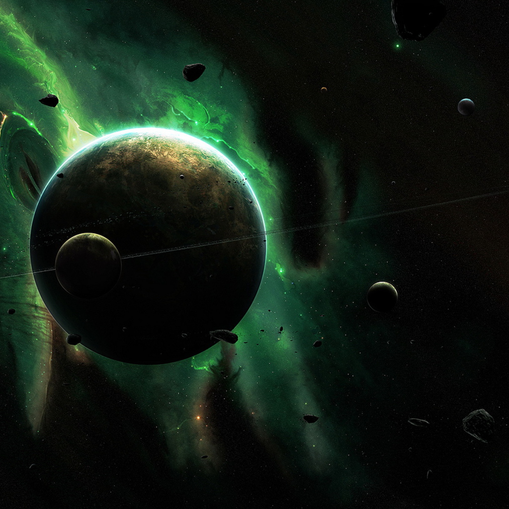 Планета и спутник