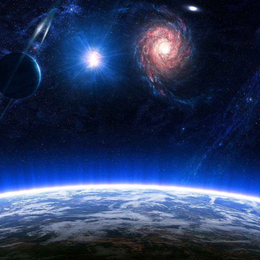 Космическое светило и планета