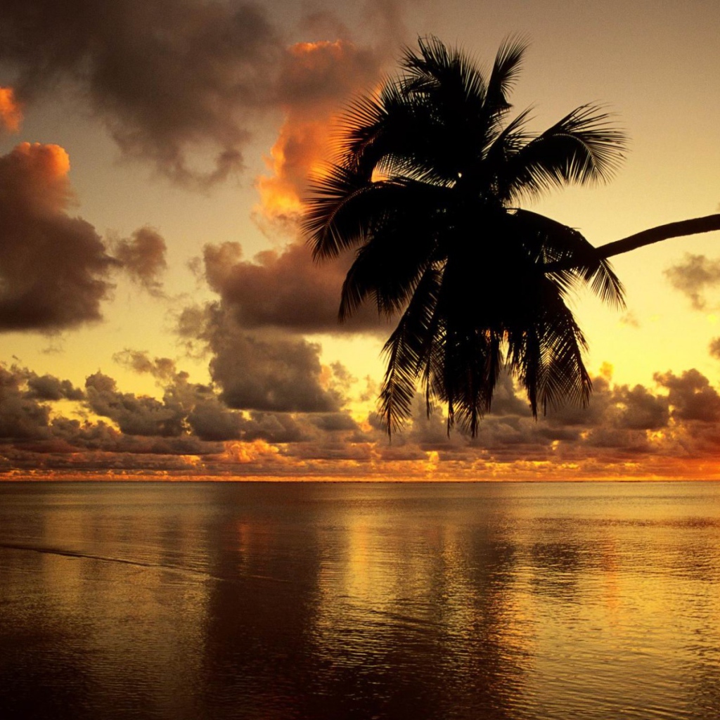 Закат на Багамских островах