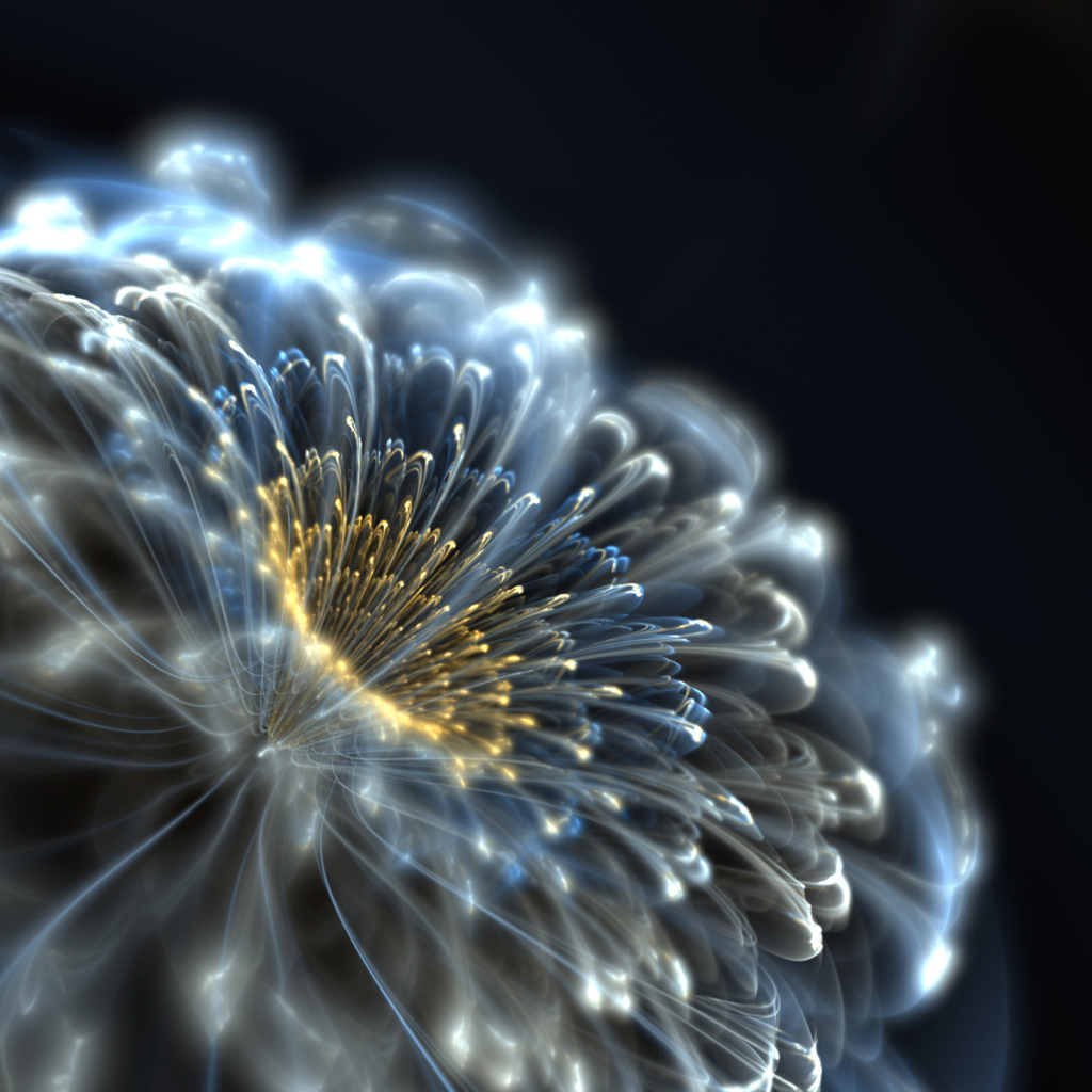 Неоновый цветок