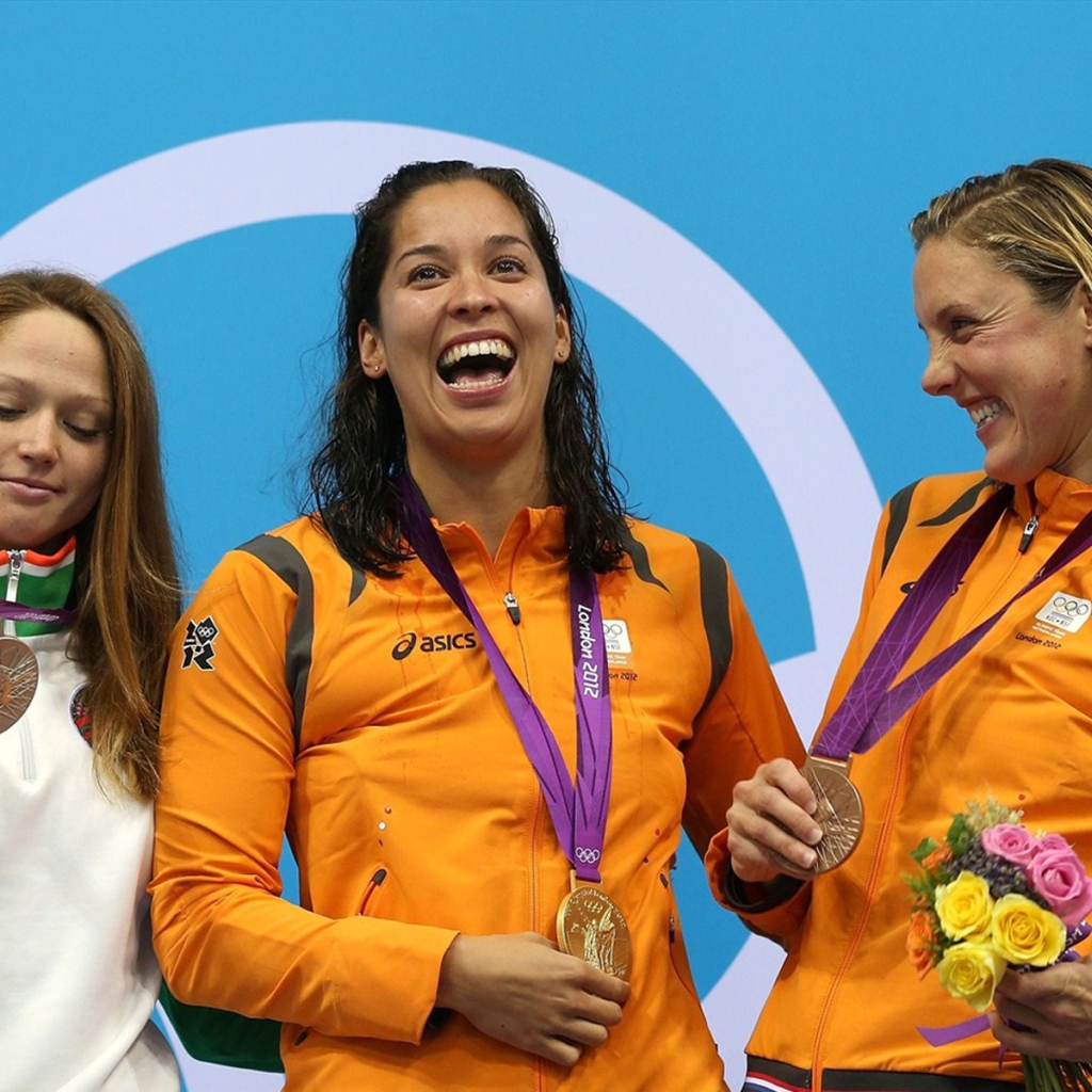 Aliaksandra Herasimenia, Ranomi Kromowidjojo, Marleen Veldhuis