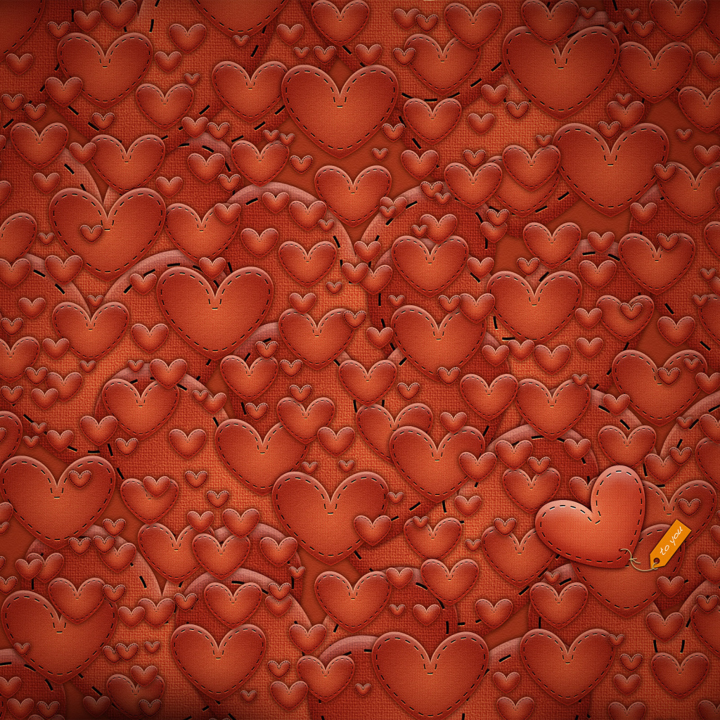 Фон с сердечками