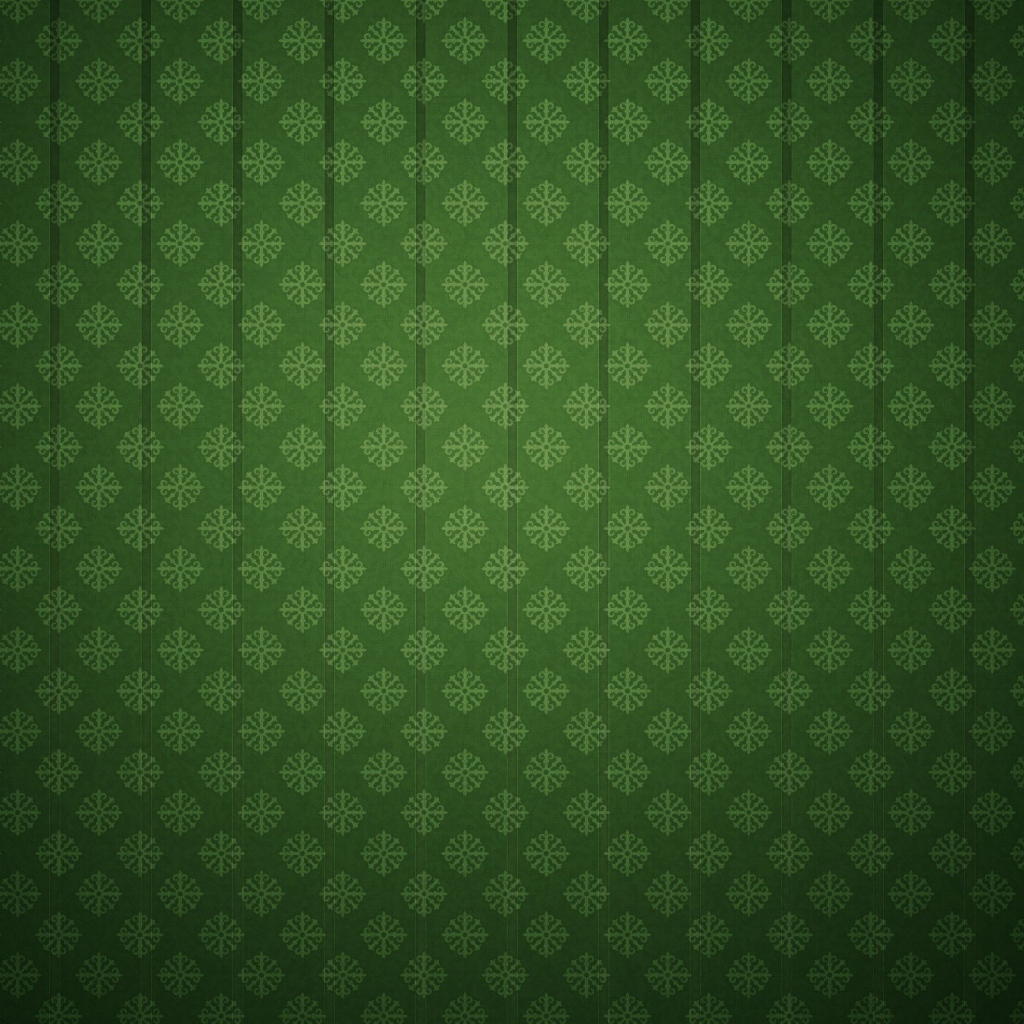 Зеленые снежинки