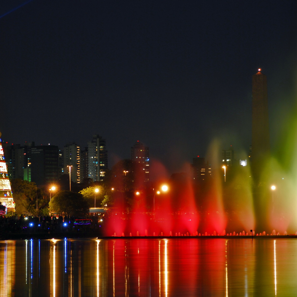 Новогодняя елка в городе