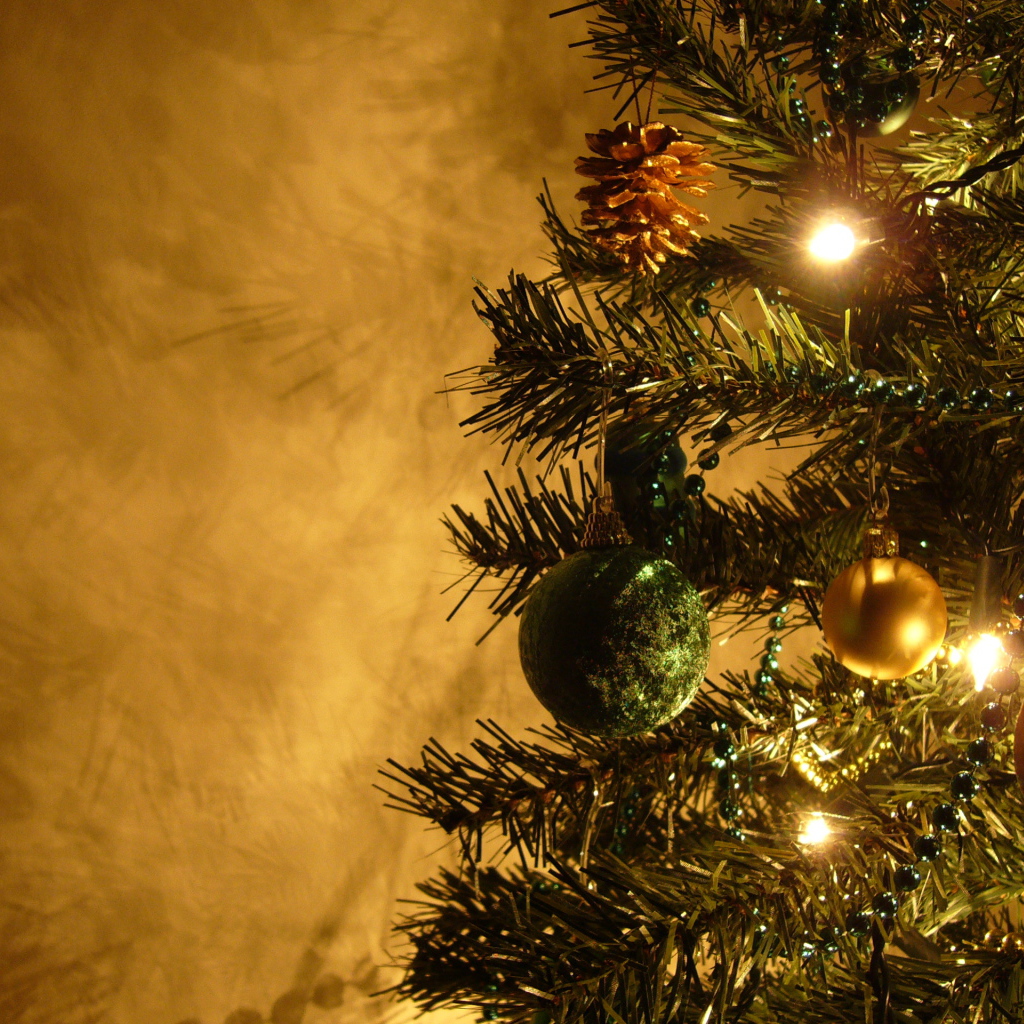 Домашняя новогодняя елка